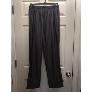 Vintage Asics Men's Size Large Black Gore-Tex Pull-On Athletic Nylon Track Pants